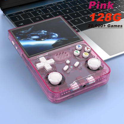 BOYHOM R36XX Handheld Retro Game Console 3.5 Inch IPS 640 x 480 Screen 256GB Expandable Storage 3000mAh Battery WiFi Type C Support 128GB And 64GB Game Libraries