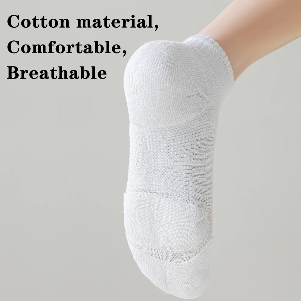 3 Pairs Dopamine Color Womens Breathable Running Socks