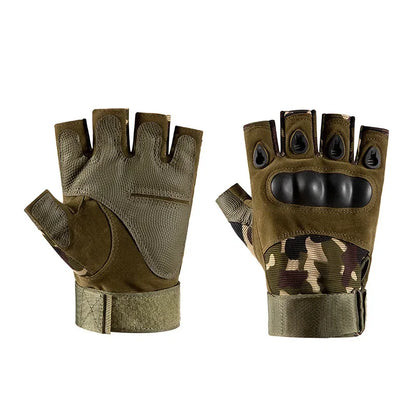 New Tactical Gloves Half Finger Combat Protective Gear for Men