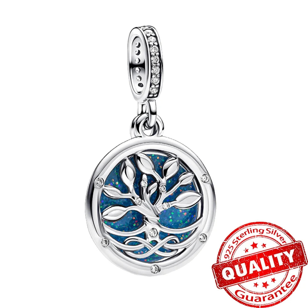 925 Sterling Silver Christmas Snowman Snowflakes and Hot Air Balloon Charms for DIY Bracelets and Necklaces Women Gift