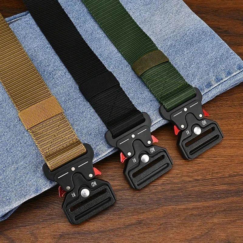 Men's Belt Outdoor Multi Function High Quality Canvas Belt