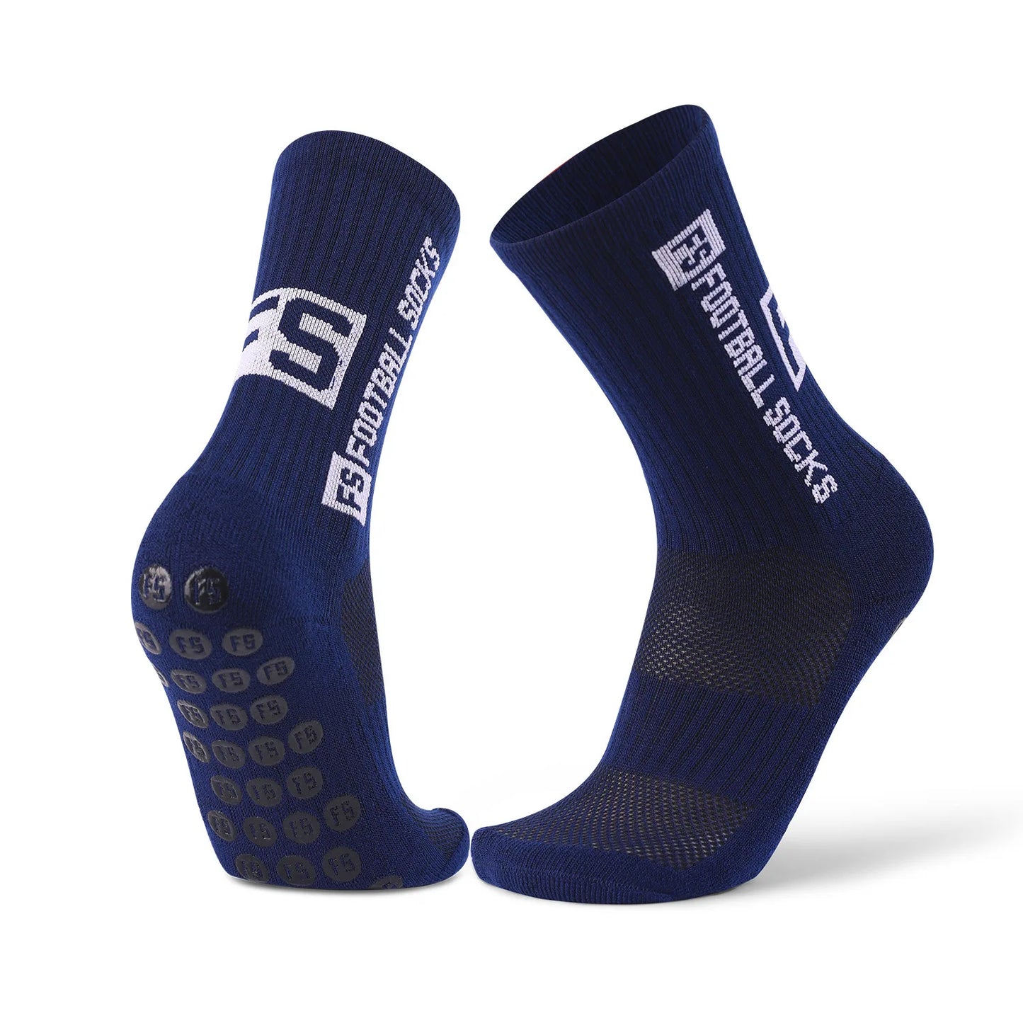 Anti Slip Mid Calf Sports Socks For Men Sizes EU39 45