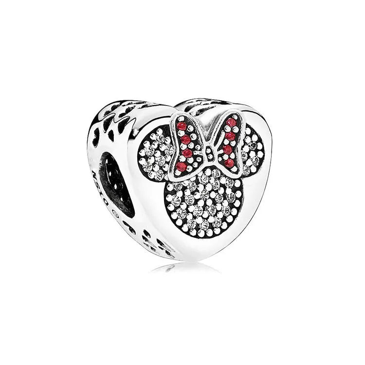 Exquisite 925 Silver Elephant and Dog Bead Mouse Pendant for European Original Bracelet DIY Jewelry