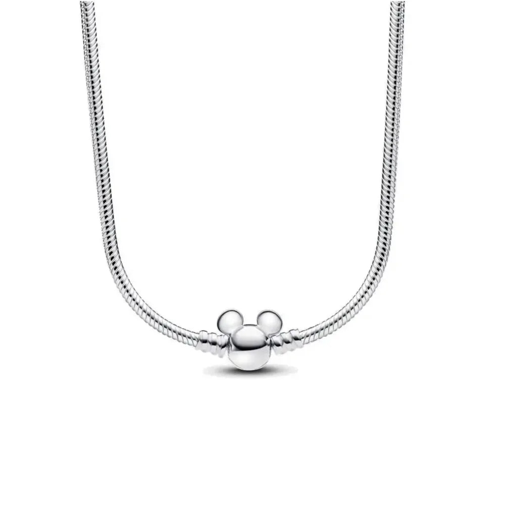 New 925 Sterling Silver Heart-Shaped Necklace with Purple Blue and Green Zircon for Exquisite Jewelry Gifts for Women