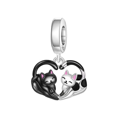 925 Sterling Silver Cute Pet Animal Pendant Charm Gift