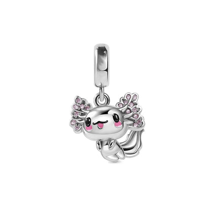 Hot Pink Murano Glass Charm Bead For 925 Bracelet Pendant