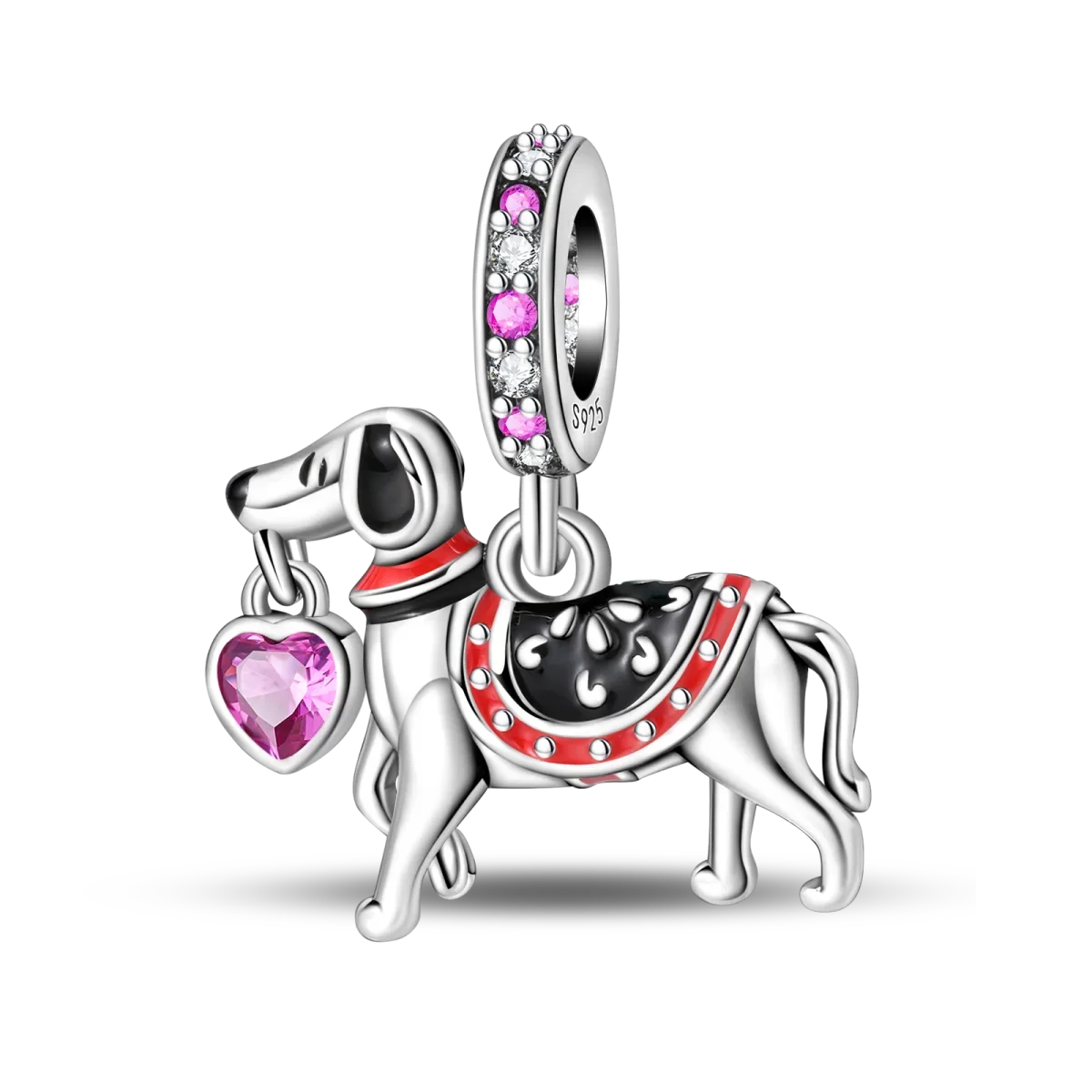 925 Sterling Silver Animal Charms Set Elephant Chameleon Fish Cat Beads for DIY Bracelets Pendant Fine Jewelry Gift