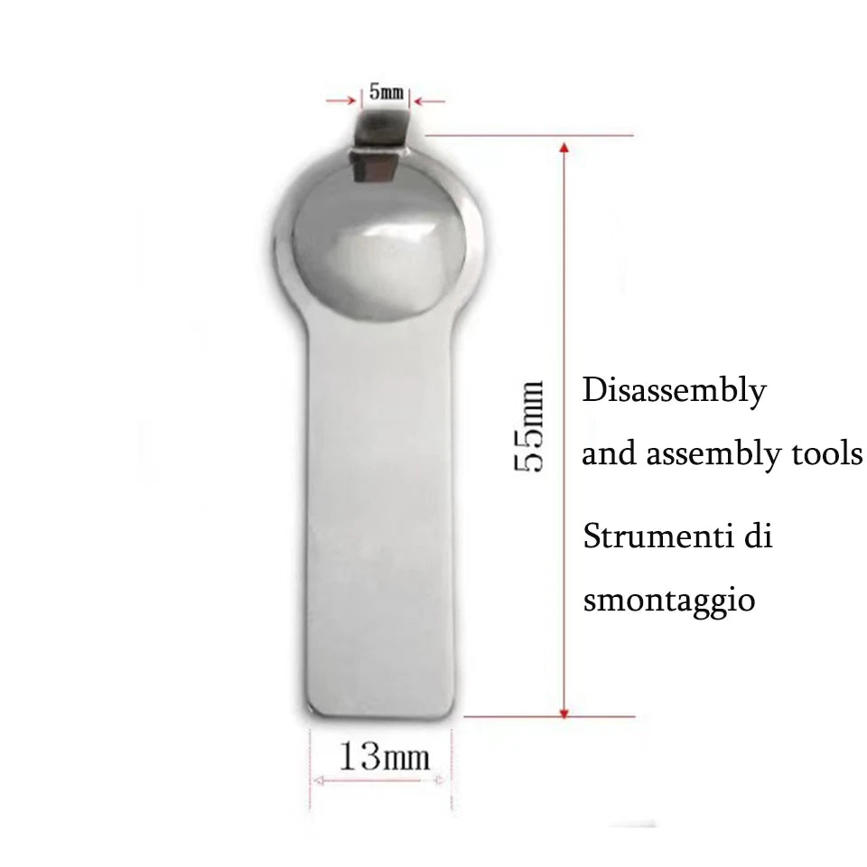 Zakol DIY Stainless Steel Italian Charm Bracelet Kit Jewelry Making Tools
