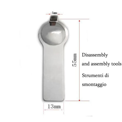 Zakol DIY Stainless Steel Italian Charm Bracelet Kit Jewelry Making Tools