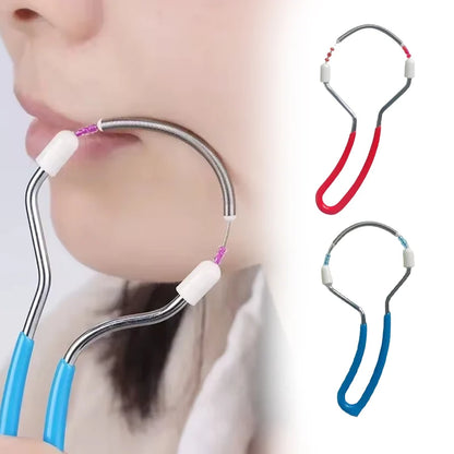Spring Facial Hair Remover Women Portable Threading