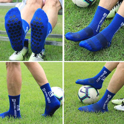 Anti Slip Mid Calf Sports Socks For Men Sizes EU39 45