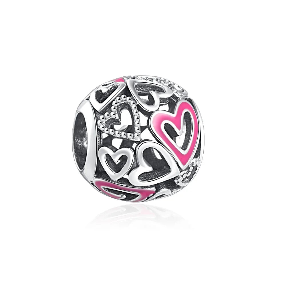 Charming 925 Silver Character Pendant for European Bracelet DIY Jewelry B302