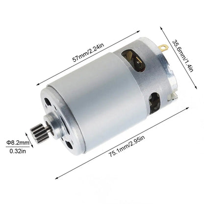 RS550 DC Motor 8.2mm 14Teeth Gear 25000RPM Electric Tool CHINA