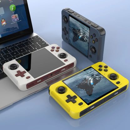 R40S Retro Handheld Linux Gaming Console 4 Inch 720 by 720 IPS RK3566 WiFi 4000mAh 64GB Expandable Pocket Game Player