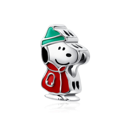 925 Silver Heart Bead Pendant For European Bracelet