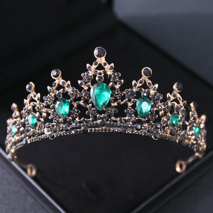 Elegant Crystal Bridal Tiara Crown for Weddings Silver Diadem Veil Headpiece Jewelry