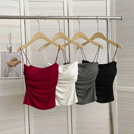 Women's Sleeveless Top Tank Underwear Fitted Camisole
