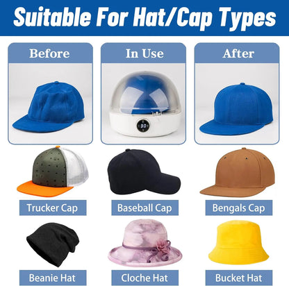 Automatic Cap Care Machine for Iron and Dry Restore Hats