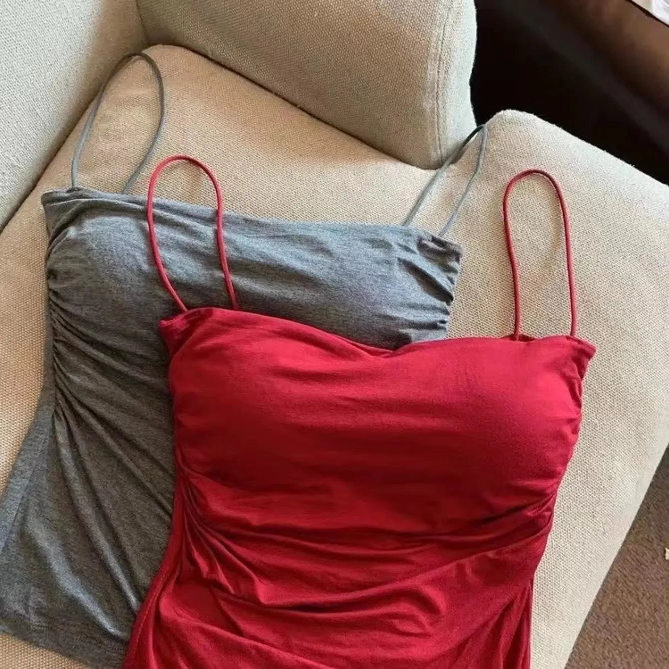 Women's Sleeveless Top Tank Underwear Fitted Camisole