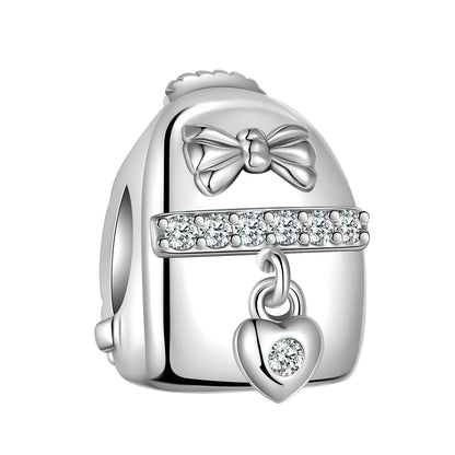 Elegant 925 Sterling Silver Butterfly Airplane Dangle Beads for Charm Bracelets