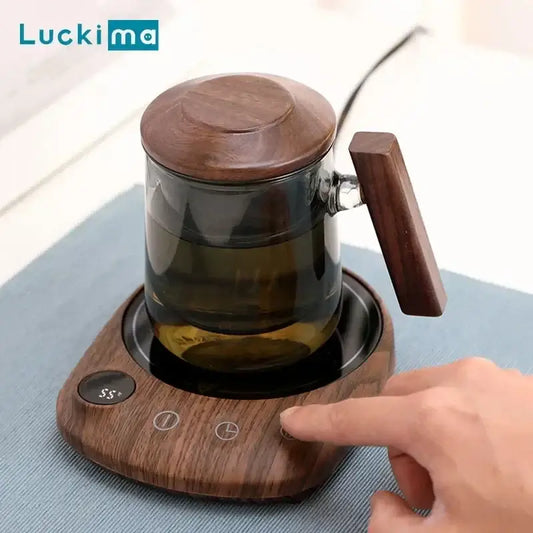 Electric Beverage Heating Plate 200W Smart Mug Warmer 5 Temps
