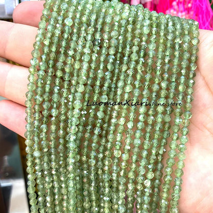 Elegant Faceted Aquamarine Beads for DIY Jewelry Making Bracelet Accessories