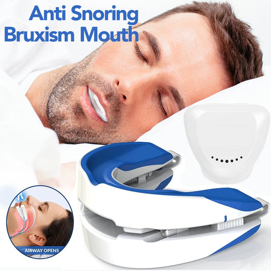 Adjustable Anti-Snoring Mouthguard for Nighttime Comfort and Bruxism Relief