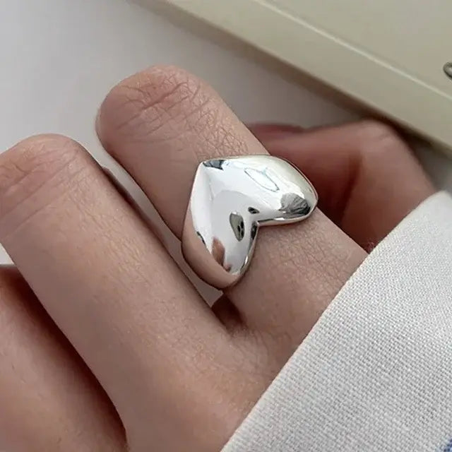 BF Club 925 Sterling Silver Rings for Women Simple Gold Star Fashion Jewelry PEACOCK BLUE resizable