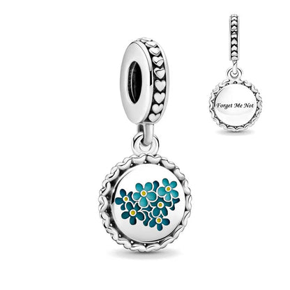Summer Starfish Sunflower Dolphin Fish Pendant Jewelry Beads for Charm Bracelet Necklace