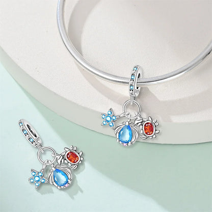 Sterling Silver Family Tree Charm Pendant Zircon Tree Of Life Necklace Bracelet Jewelry Gift