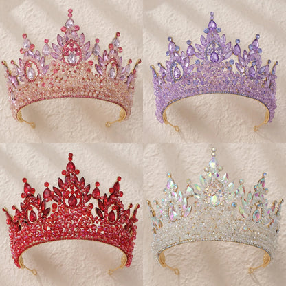 Luxury Bridal Diamond Crystal Rhinestone Tiara Headpiece for Wedding and Special Occasions