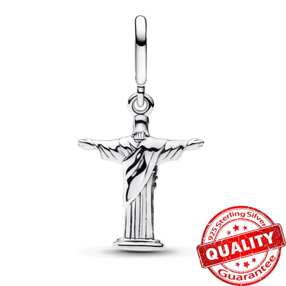 Elegant 925 Sterling Silver Ocean Themed Pendant Charm for Jewelry FCC510