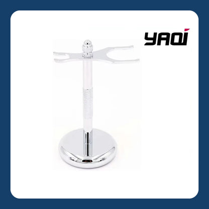 Yaqi Men's Premium Shaving Brush and Razor Stand Set for Superior Grooming