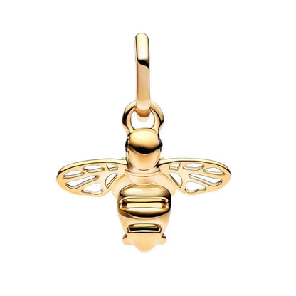 925 Sterling Silver Gold Heart and Maple Leaf Charms Sparkling Zircon Pendant for Women DIY Bracelet Fine Jewelry Gift