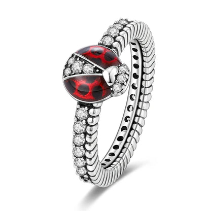 Silver Plated Luxury Stackable Ring with Infinite Flower Design for Women Engagement and Wedding Parties PTR051