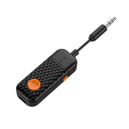 Bluetooth 5.4 HiFi Stereo Audio Transmitter Receiver Wireless Adapter with Mic for Car Airplane TV and PC
