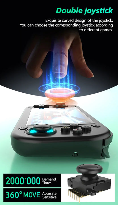 2025 R43S Retro Handheld Game Console 4.3 Inch 1920x1080 Linux EmuELEC Portable Pocket Player HDMI Out 14000 Games Expandable 256GB
