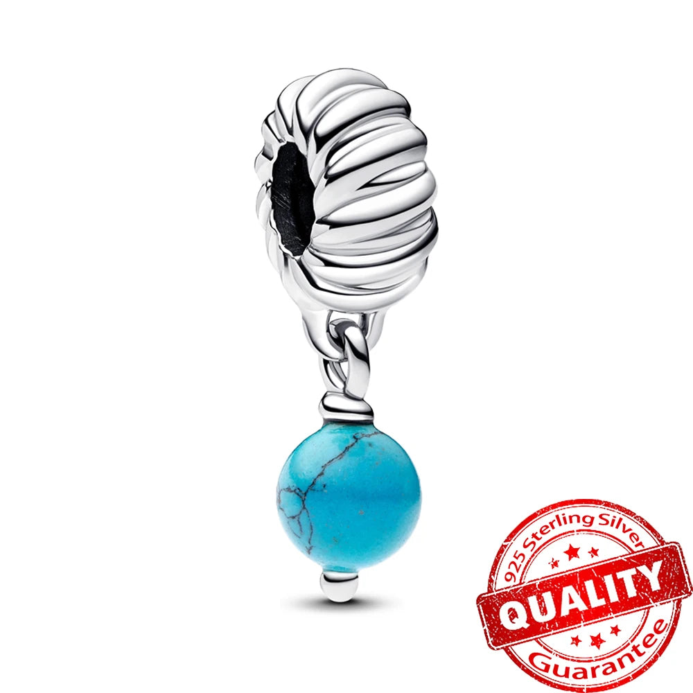 Sterling Silver Ocean-Themed Charm Pendant for Bracelets and Necklaces FCC517