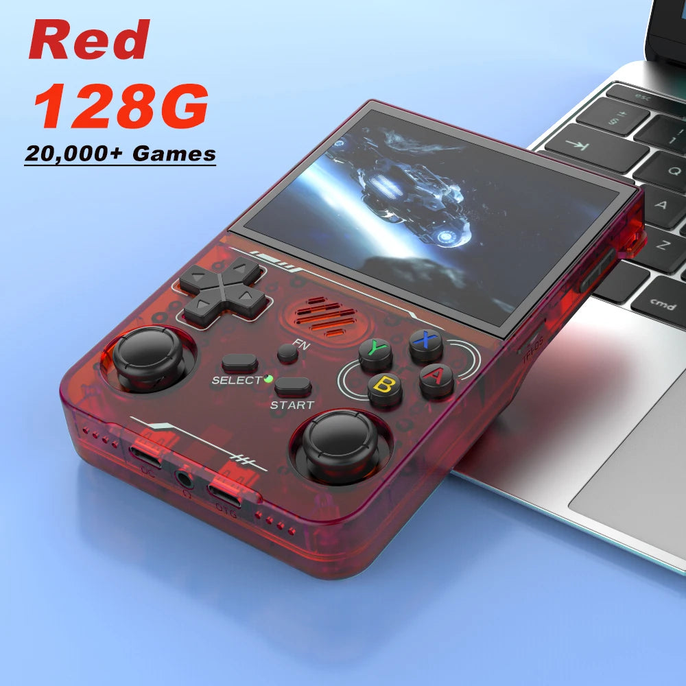 BOYHOM R36XX Handheld Retro Game Console 3.5 Inch IPS 640 x 480 Screen 256GB Expandable Storage 3000mAh Battery WiFi Type C Support 128GB And 64GB Game Libraries