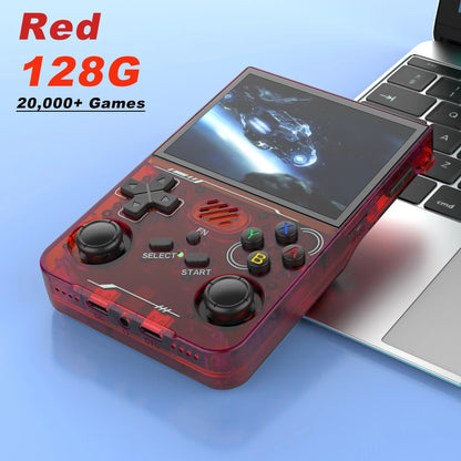 BOYHOM R36XX Handheld Retro Game Console 3.5 Inch IPS 640 x 480 Screen 256GB Expandable Storage 3000mAh Battery WiFi Type C Support 128GB And 64GB Game Libraries