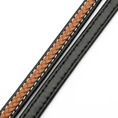 Vibrant Faux Leather Braided Cord for DIY Bracelets and Jewelry Making