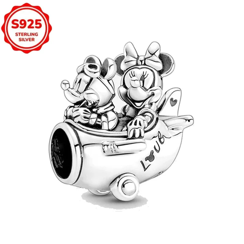 Disney 925 Sterling Silver Pixar Character Bead Charm