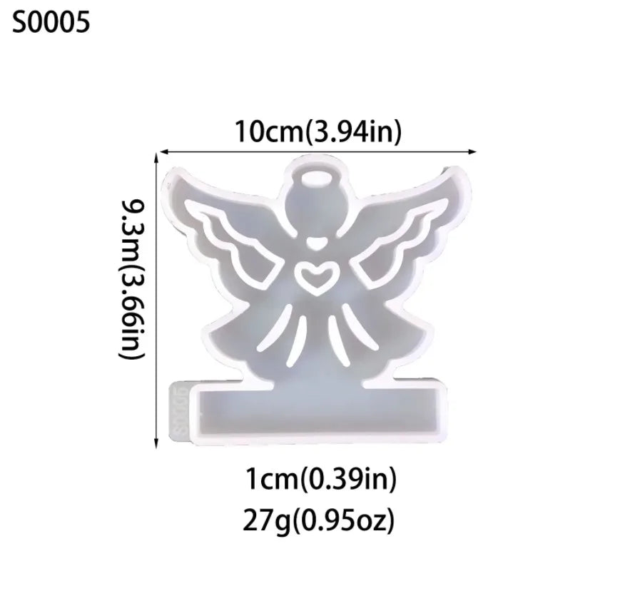 Angel Wing Silicone Mold for DIY Candlestick and Home Decor Creations