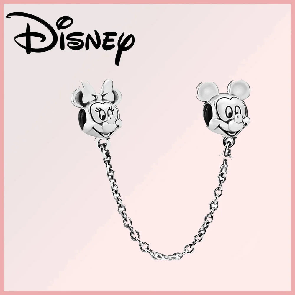 Disney 925 Sterling Silver Stitch Minnie Winnie Dangle