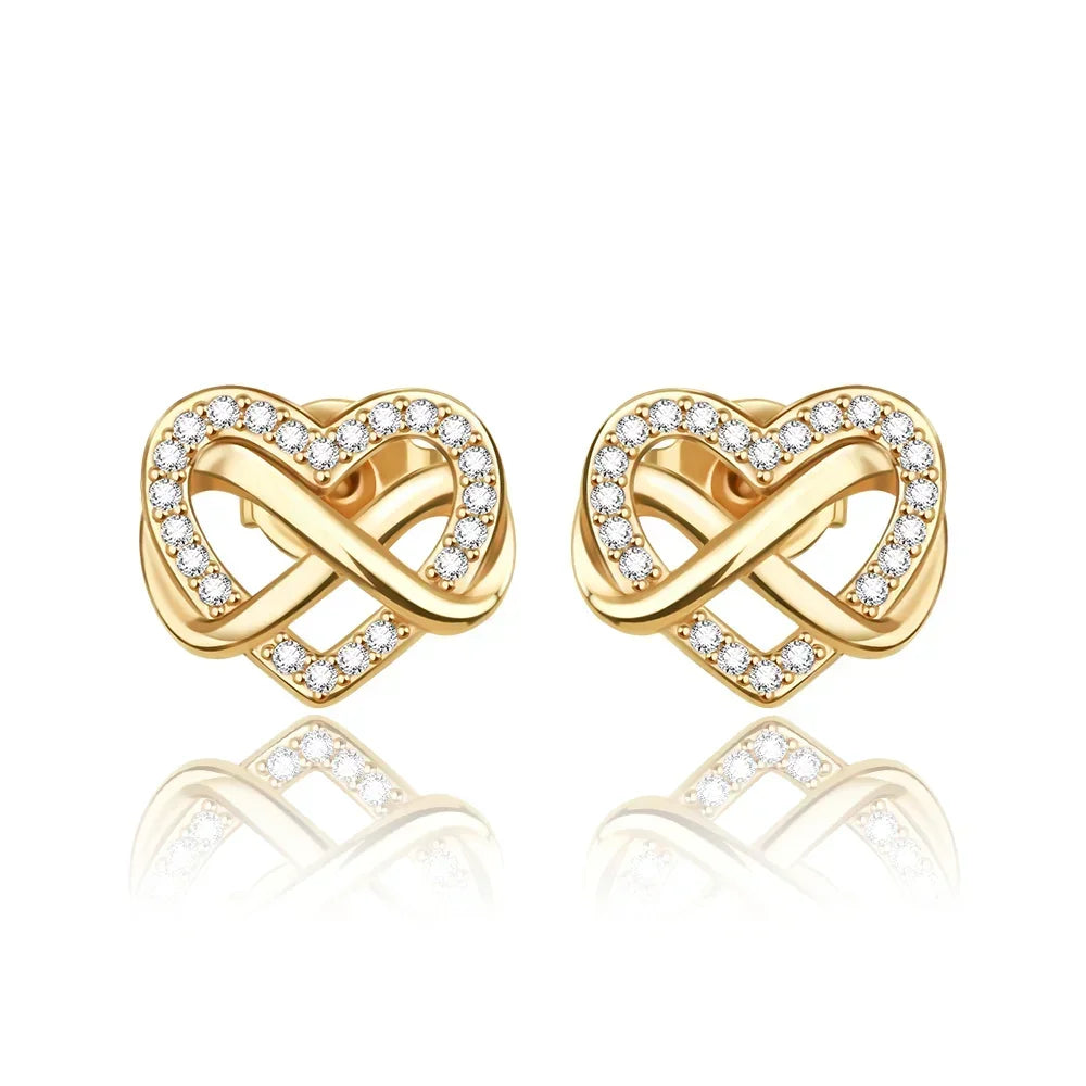 925 Sterling Silver Gold Hoop Earrings Halloween Pumpkin Skull Christmas Tree Zircon Studs for Women DIY Jewelry
