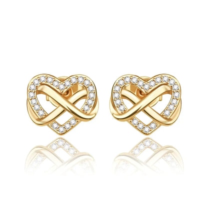 925 Sterling Silver Gold Hoop Earrings Halloween Pumpkin Skull Christmas Tree Zircon Studs for Women DIY Jewelry