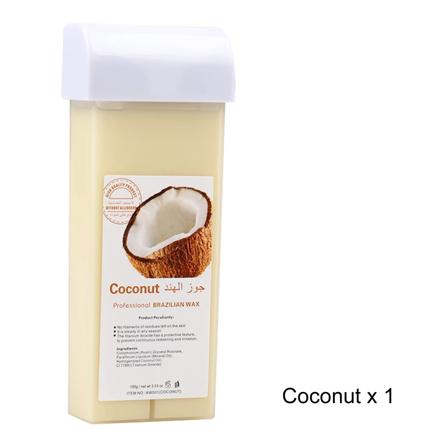 Painless Roll On Wax Cartridge with Honey and Aloe for Effortless Bikini and Body Hair Removal