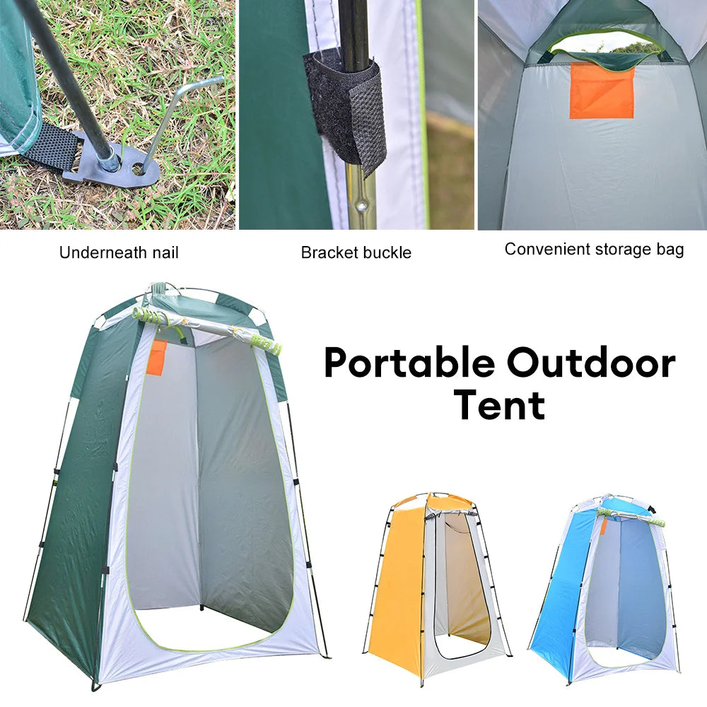 Portable Privacy Shower Tent Outdoor Waterproof Changing Room