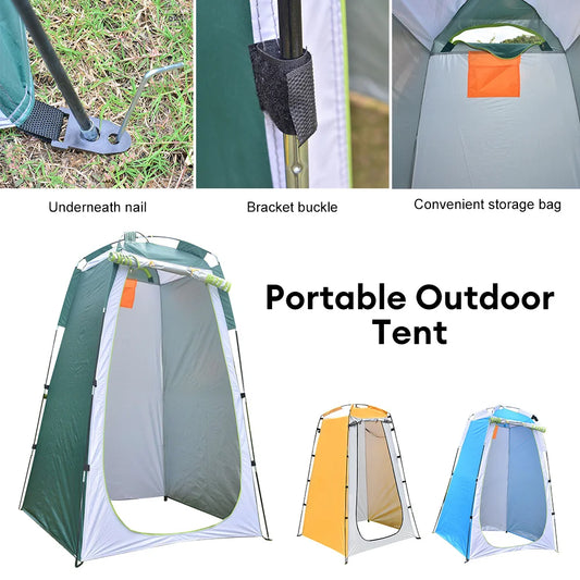 Portable Privacy Shower Tent Outdoor Waterproof Changing Room
