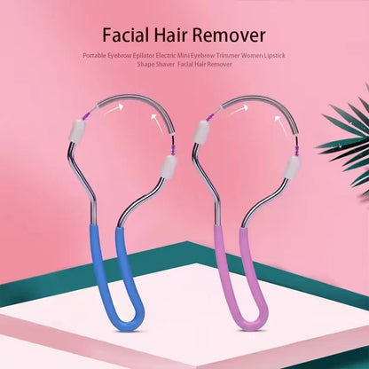 Spring Facial Hair Remover Women Portable Threading